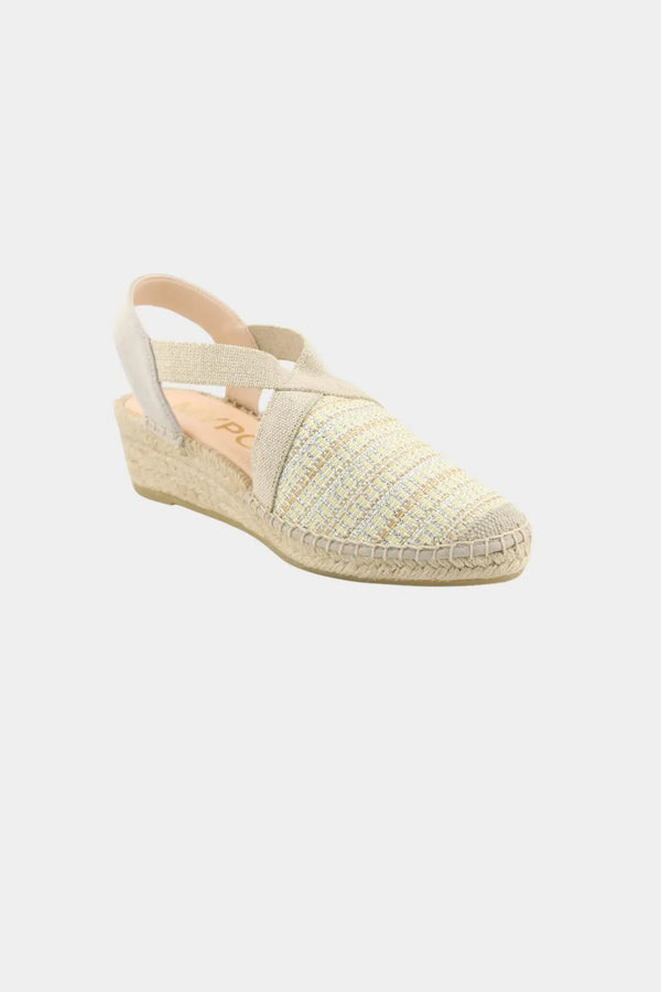 Maypol Woven Espadrille Slingback Wedge Sandals